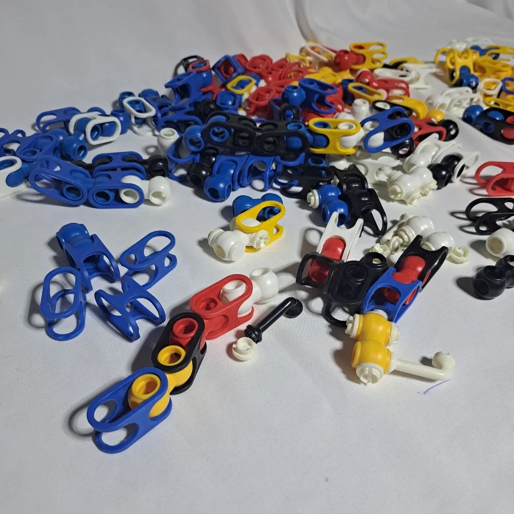 Vintage‎ Matchbox Linkits Construction Toy Lot Over 200 Pcs
